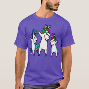 Dabbing Unicorn Family T-Shirt