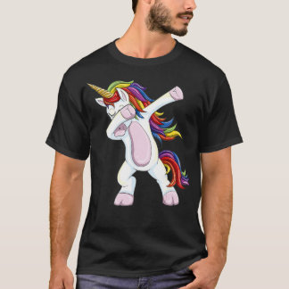 Dabbing Unicorn   Funny Unicorn Dab Gift  T-Shirt