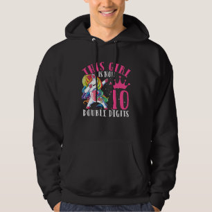 Dabbing Unicorn  Girls Kids Women Rainbow Unicorns Hoodie