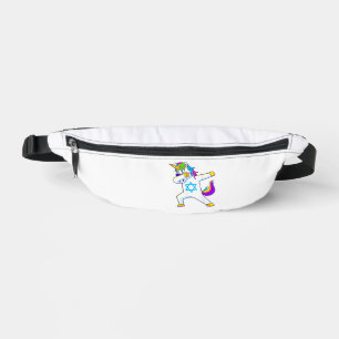 Dabbing Unicorn Hanukkah Jewish Dancing Chanukah K Bum Bags