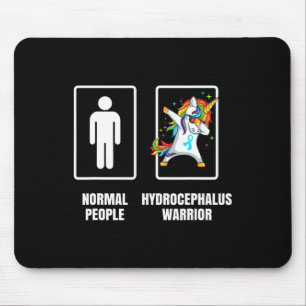 Dabbing Unicorn Hydrocephalus Warrior Survivor Get Mouse Mat