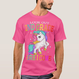 Dabbing Unicorn I'm Ready To Crush 2nd Grade  T-Shirt