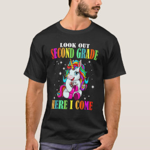 Dabbing Unicorn I'm Ready To Crush Second Grade T-Shirt