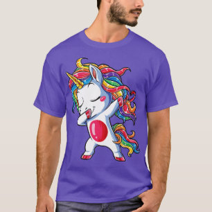 Dabbing Unicorn Kids Girls Boys Rainbow Squad Cute T-Shirt