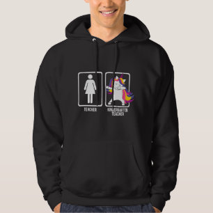 Dabbing Unicorn Kindergarten Teacher Kids Children Hoodie
