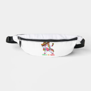 Dabbing Unicorn Let's Fiesta Cinco de Mayo Kids Gi Bum Bags