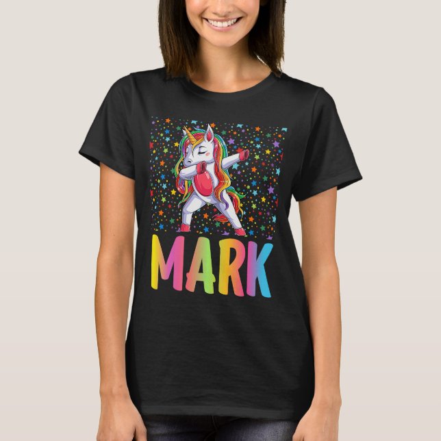 Dabbing Unicorn Mark T-Shirt (Front)