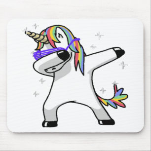 Dabbing Unicorn Mouse Mat