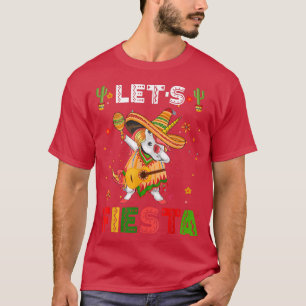 Dabbing Unicorn Poncho Meican Cinco de Mayo Lets F T-Shirt