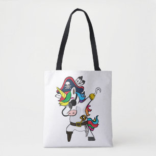 Dabbing Unicorn Rainbow Girls birthday christmas Tote Bag
