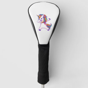 Dabbing Unicorn Rainbow Unicorns Dab For Women Gif Golf Head Cover