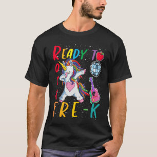 Dabbing Unicorn Rocks Pre K Back To School Kids Te T-Shirt