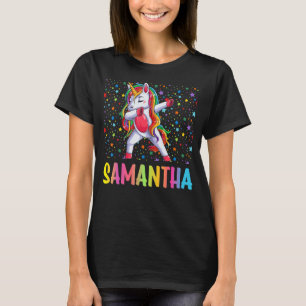 Dabbing Unicorn Samantha T-Shirt