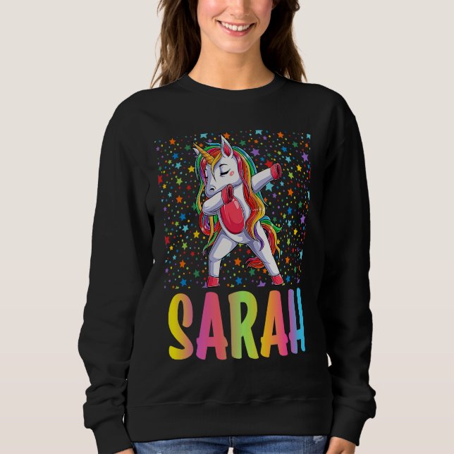 Dabbing Unicorn Sarah Sweatshirt (Front)