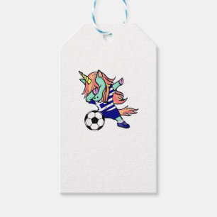 Dabbing Unicorn Soccer Greece Jersey Shirt Greek F Gift Tags