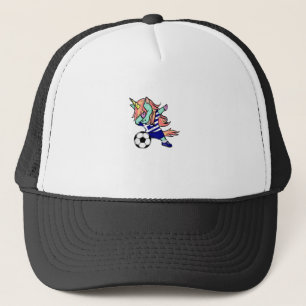 Dabbing Unicorn Soccer Greece Jersey Shirt Greek F Trucker Hat