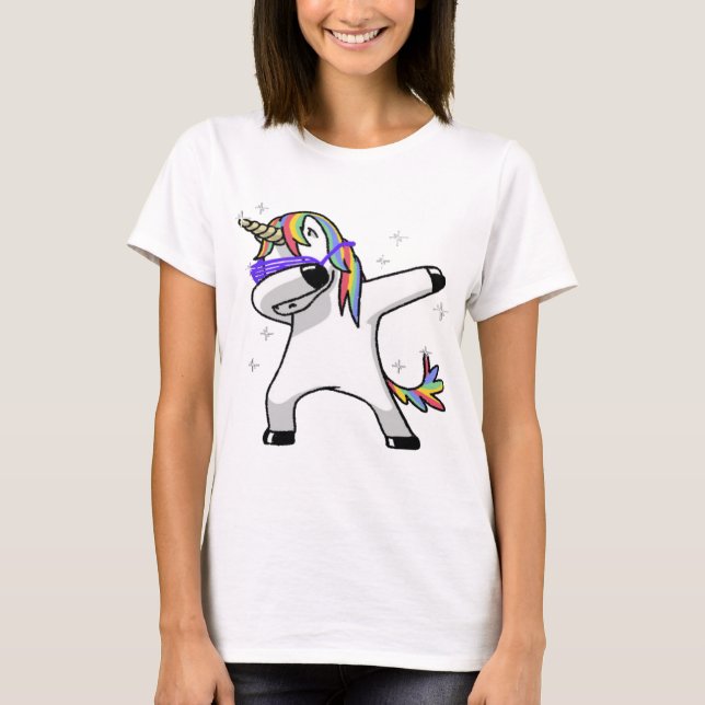 Dabbing Unicorn T-Shirt (Front)