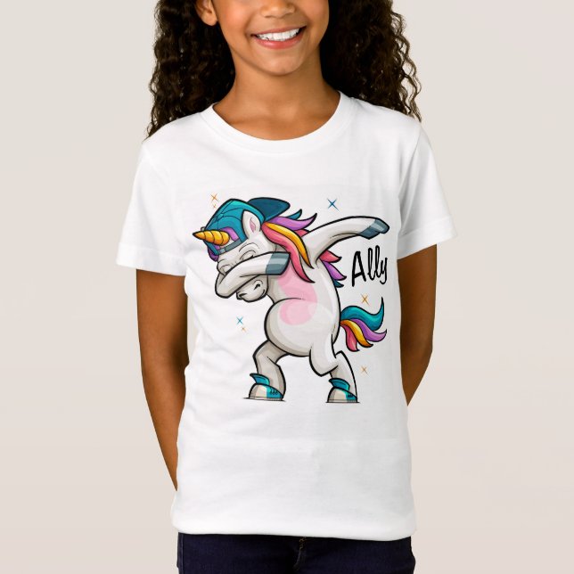 Dabbing Unicorn T-Shirt (Front)