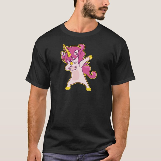 Dabbing Unicorn T-Shirt (Front)
