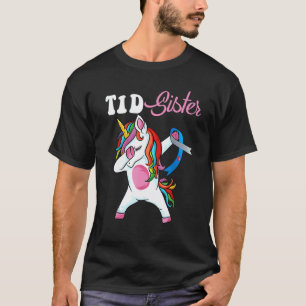 Dabbing Unicorn To Support Sister Type 1 Diabetes T-Shirt