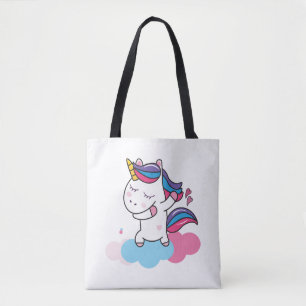dabbing unicorn                   tote bag