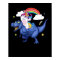 Dabbing Unicorn Tyrannosaurus Rex Dinosaur Rainbow