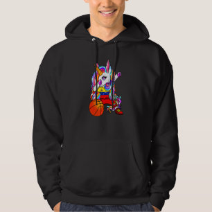Dabbing Unicorn Venezuela Basketball Fans Jersey B Hoodie