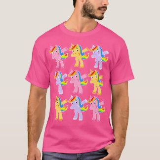 Dabbing Unicorns Cute T Shirt Cool Hip Hop Dance M