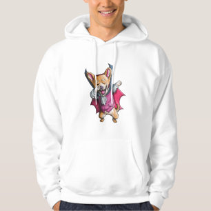 Dabbing Vampire Corgi Cute Halloween Corgi Funny Hoodie