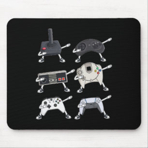 Dabbing Video Gamer Controllers Fun Boys Kids Game Mouse Mat