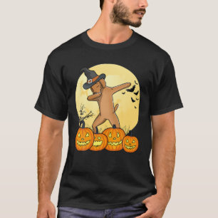 Dabbing Vizsla Dab Dance Funny Dog Halloween Gift T-Shirt