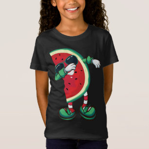 Dabbing Watermelon Kawaii Melon Summer Fruit Lover T-Shirt