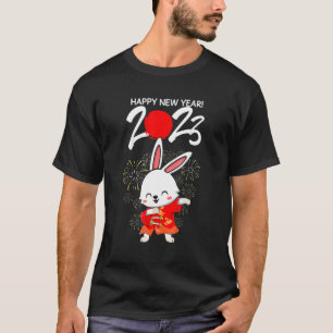 Dabbing Year Of The Rabbit Happy Chinese New Year T-Shirt