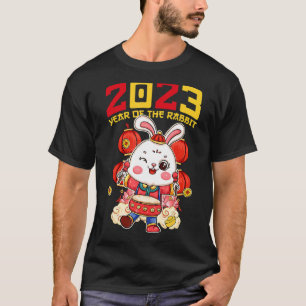 Dabbing Year Of The Rabbit Happy Chinese New Year T-Shirt