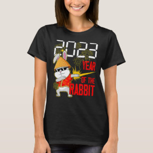 Dabbing Year Of The Rabbit Happy Chinese New Year T-Shirt