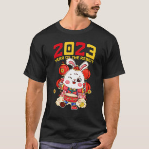 Dabbing Year Of The Rabbit Happy Chinese New Year T-Shirt