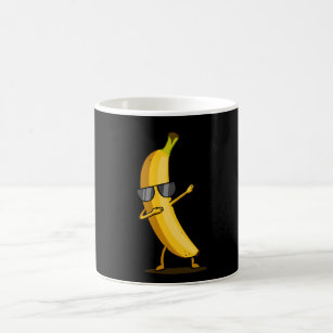 Dabbing Yellow Banana Dab Funny Dancing Fruit Coffee Mug