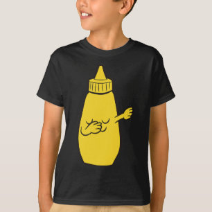 Dabbing Yellow Mustard Squeeze Bottle Funny Dancin T-Shirt