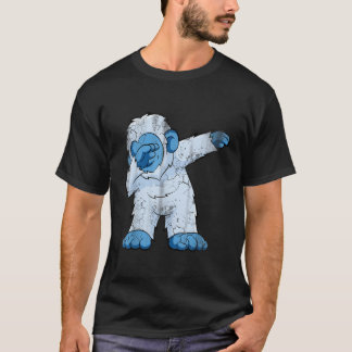 Dabbing Yeti Bigfoot Abominable Snowman Vintage Di T-Shirt
