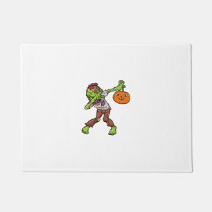 Dabbing Zombie Halloween Dab Funny Gift design Doormat
