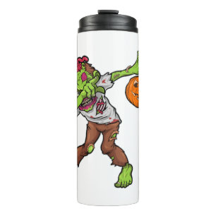 Dabbing Zombie Halloween Dab Funny Gift design Thermal Tumbler