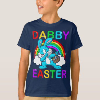 Dabby Easter Dabbing Bunny Egg Hunt Basket Stuffer T-Shirt