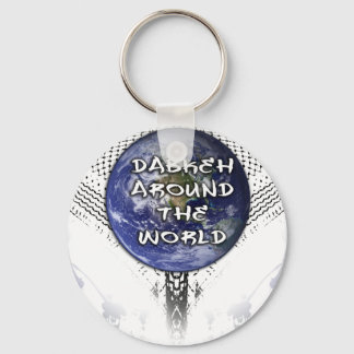Dabkeh Around The World (with splatter brush) Key Ring