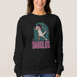 Dabolotl Axolotl Women Mexican Fish  Amphibian Sweatshirt
