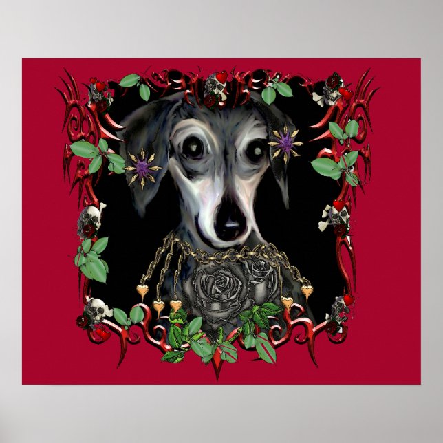 Dachshound Weiner Dog Poster (Front)