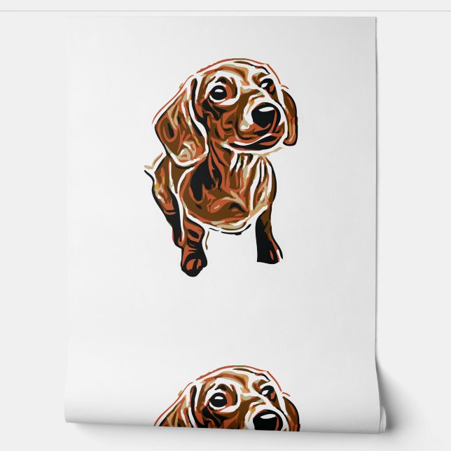 Dachshund 1 wallpaper (Unrolling)