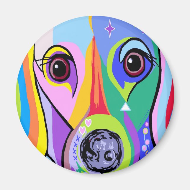 Dachshund 2 magnet (Front)