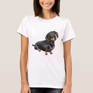 Dachshund (A) - Black and Tan T-Shirt