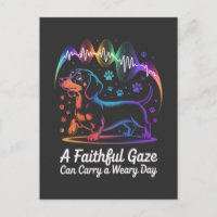 Dachshund A Faithful Gaze Can Carry A Weary Day