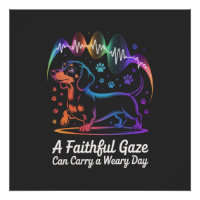 Dachshund A Faithful Gaze Can Carry A Weary Day